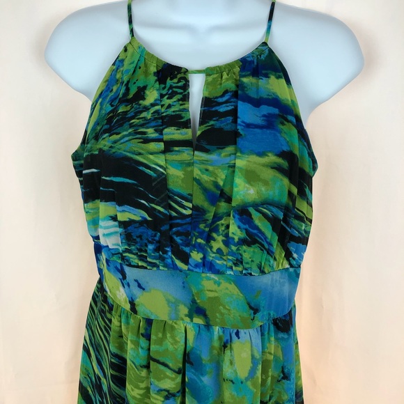 Cynthia Rowley spaghetti strap maxi dress 6 - Picture 3 of 7